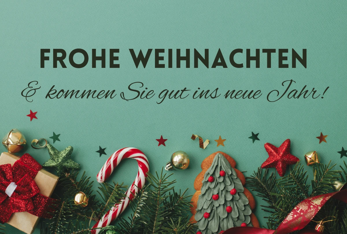 Frohe Weihnachten und vielen Dank für 2025