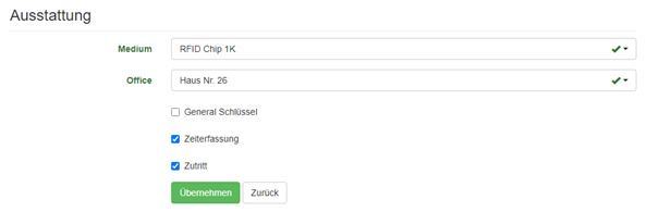 Anlage & Zuweisung eines Schlüssels in Inventory360