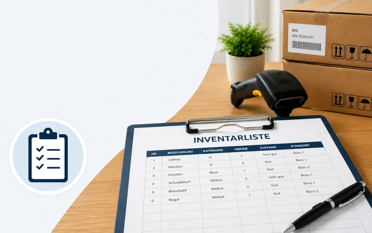 Wie erstellt man eine Inventarliste?