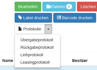 Inventory360 Hardware Protokolle