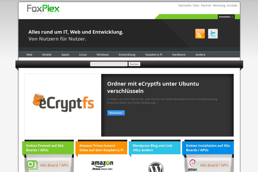 FoxPlex Startseite